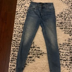 lucky brand bella skinny jeans- light/medium wash